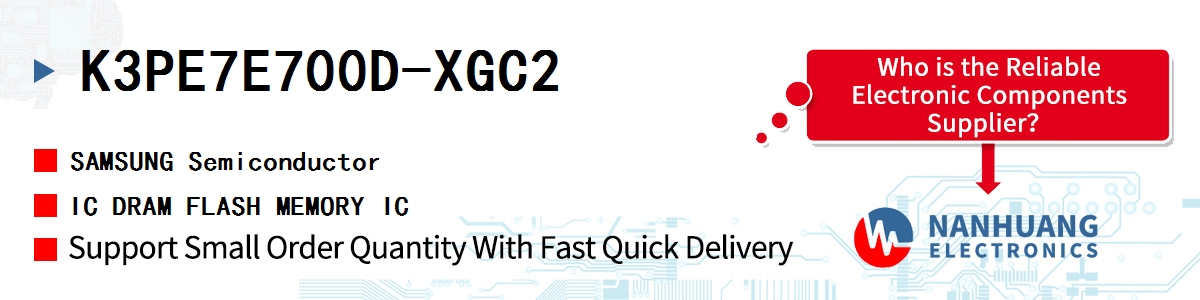 K3PE7E700D-XGC2 SAMSUNG IC DRAM FLASH MEMORY IC