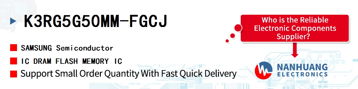 K3RG5G50MM-FGCJ SAMSUNG IC DRAM FLASH MEMORY IC