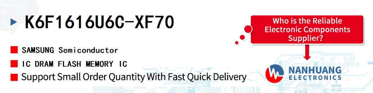 K6F1616U6C-XF70 SAMSUNG IC DRAM FLASH MEMORY IC